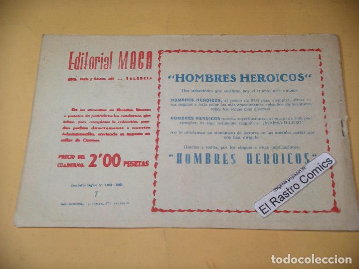 Tebeos: Flecha Roja n&ordm; 7, original, ed. Maga, ercom - Foto 2