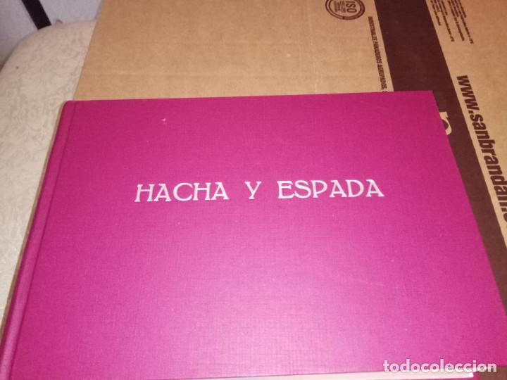 Tebeos: HACHA Y ESPADA 1 TOMO 58 EJEMPLARES COMPLETA - Foto 1