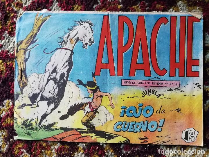Tebeos: APACHE, OJO DE CUERVO- N&ordm;39, ORIGINAL- EDITORIAL MAGA. - Foto 1