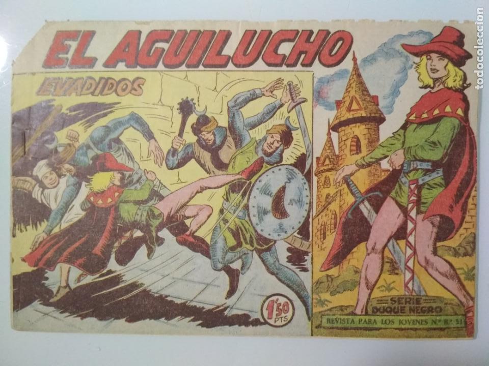 Tebeos: EL AGUILUCHO, N&ordm; 38, EVADIDOS - Foto 1