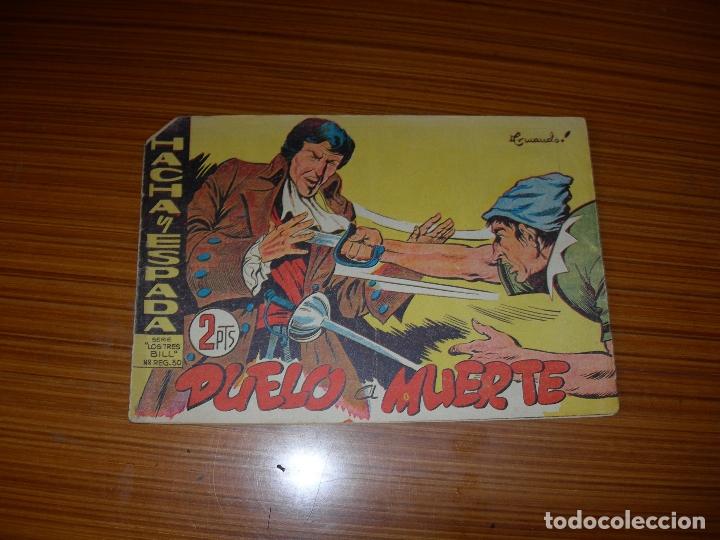 Tebeos: HACHA Y ESPADA N&ordm; 38 EDITA MAGA - Foto 1