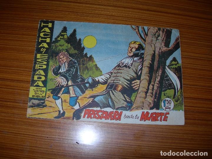Tebeos: HACHA Y ESPADA N&ordm; 10  EDITA MAGA - Foto 1