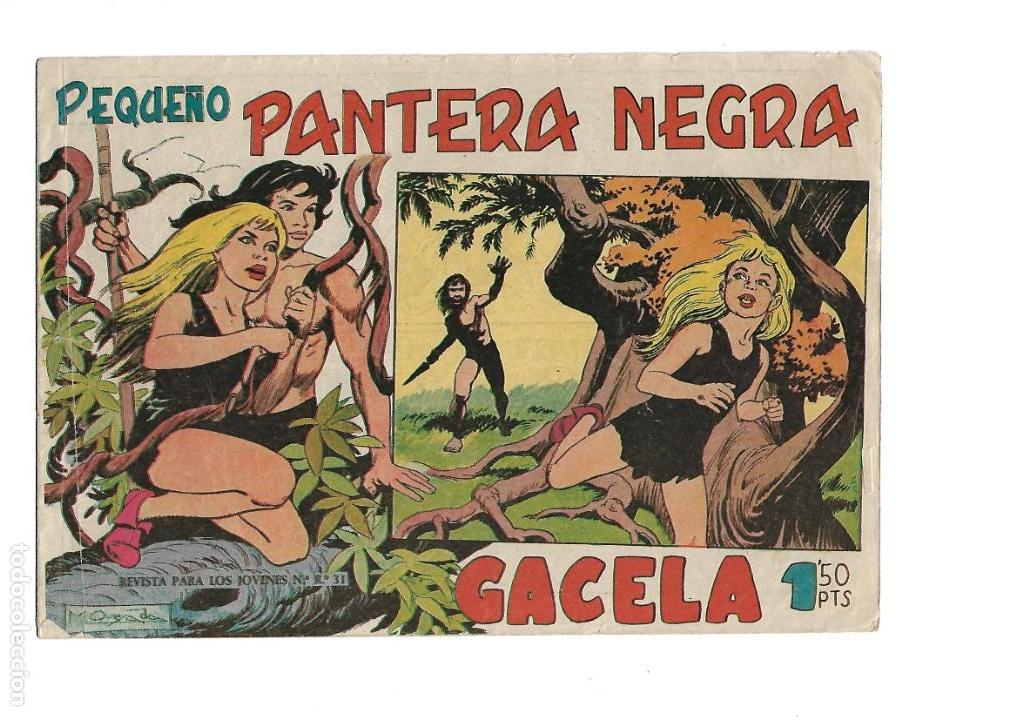 Tebeos: Pequeño Pantera Negra, Año 1.961. Colección Completa son 205 Tebeos Originales Dibujos de M. Quesada - Foto 4 - 140835610