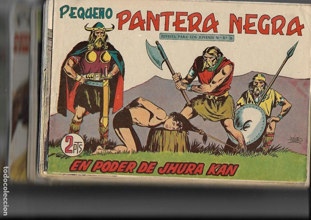 Tebeos: Pequeño Pantera Negra, Año 1.961. Colección Completa son 205 Tebeos Originales Dibujos de M. Quesada - Foto 2 - 140835610