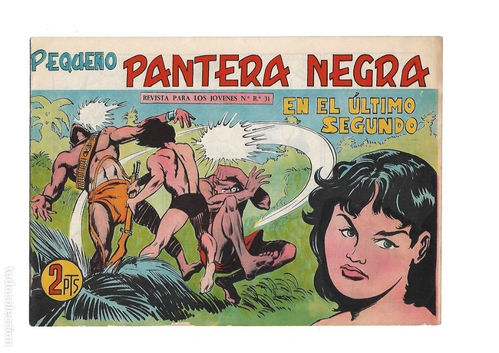 Tebeos: Pequeño Pantera Negra, Año 1.961. Colección Completa son 205 Tebeos Originales Dibujos de M. Quesada - Foto 8 - 140835610