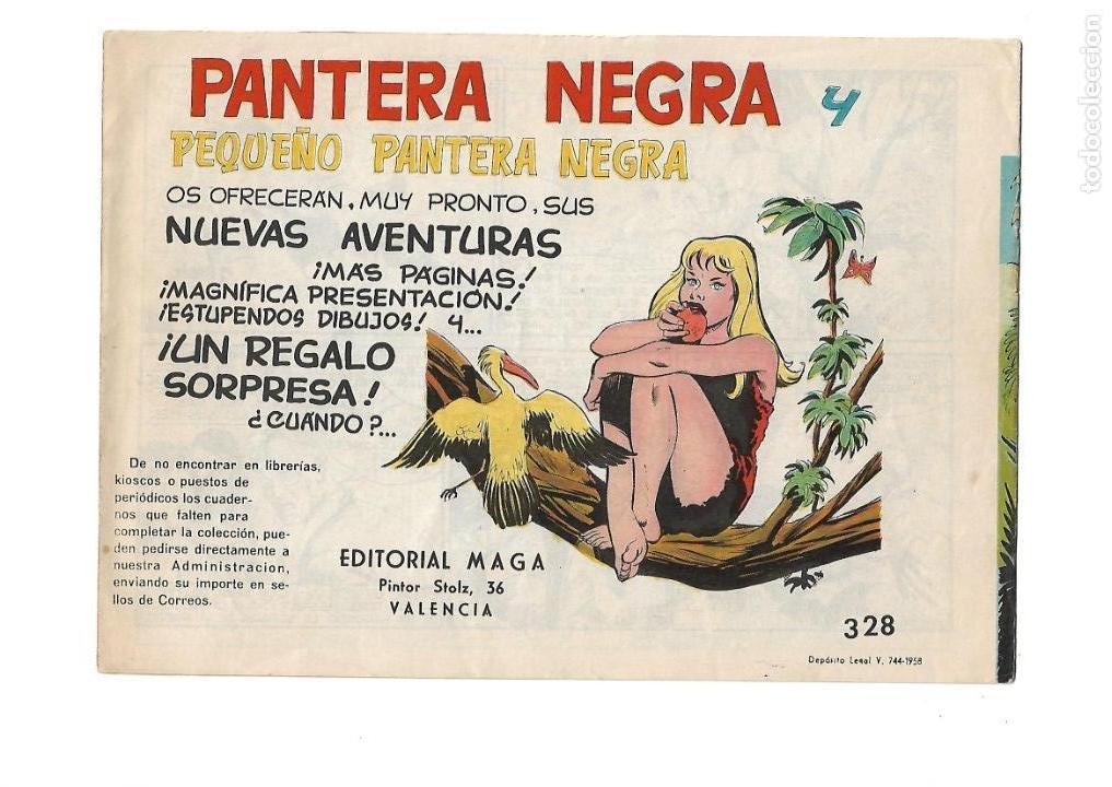 Tebeos: Pequeño Pantera Negra, Año 1.961. Colección Completa son 205 Tebeos Originales Dibujos de M. Quesada - Foto 9 - 140835610