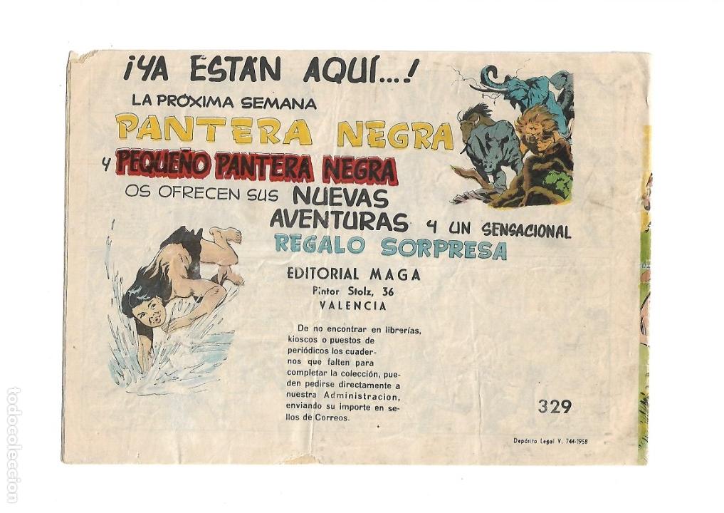Tebeos: Pequeño Pantera Negra, Año 1.961. Colección Completa son 205 Tebeos Originales Dibujos de M. Quesada - Foto 11 - 140835610