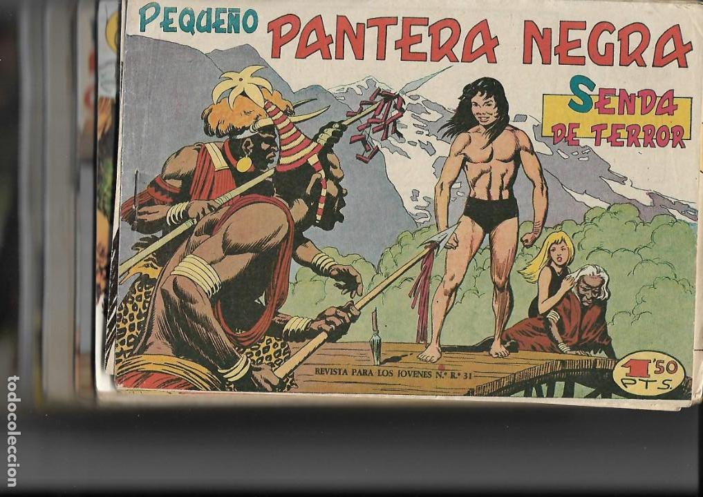 PEQUEÑO PANTERA NEGRA, AÑO 1.961. COLECCIÓN COMPLETA SON 205 TEBEOS ORIGINALES DIBUJOS DE M. QUESADA (Tebeos y Comics - Maga - Pantera Negra)