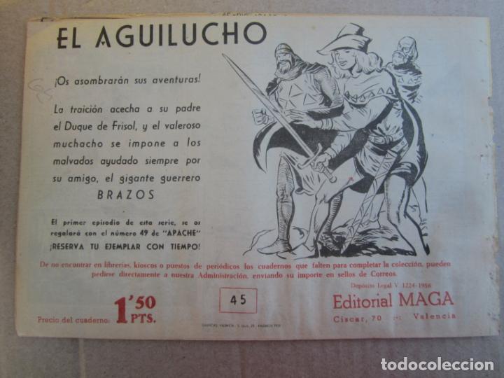 Tebeos: apache , numero 45 , rio abajo , maga 1959 - Foto 4