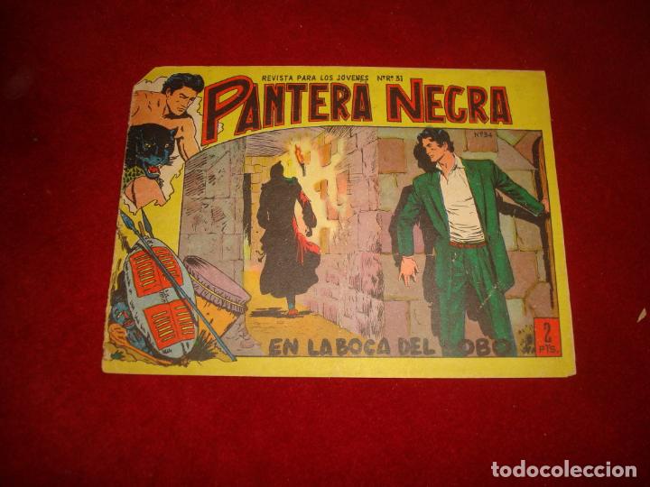 Tebeos: PANTERA NEGRA N&ordm; 34 EDITORIAL MAGA 1958 - Foto 1