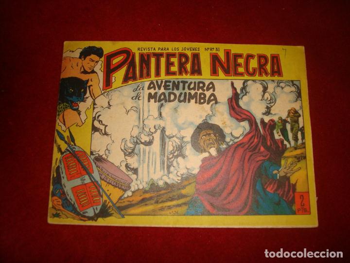 Tebeos: PANTERA NEGRA N&ordm; 36 EDITORIAL MAGA 1958 - Foto 1