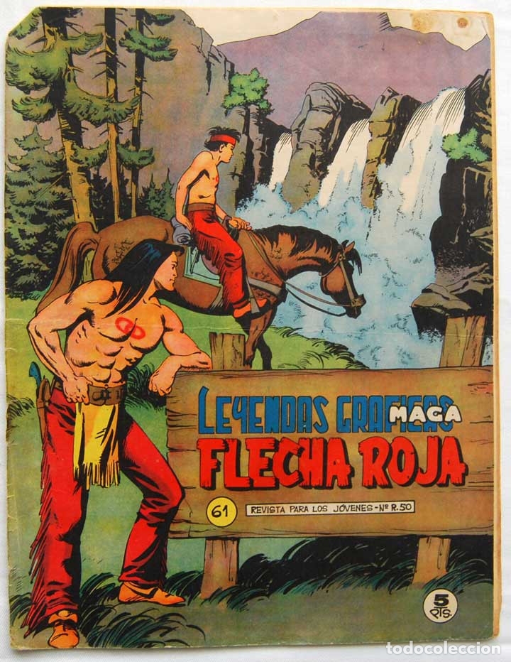 Tebeos: Flecha Roja N&ordm; 61. Maga - Foto 1