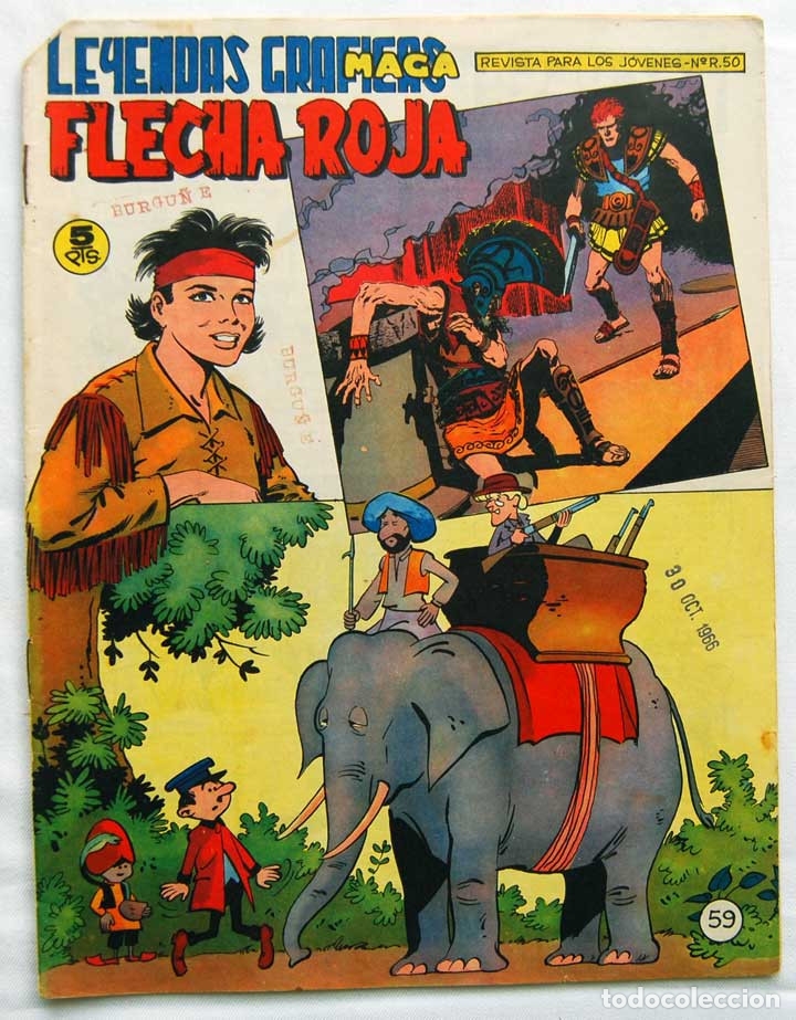 Tebeos: Flecha Roja N&ordm; 59. Maga - Foto 1
