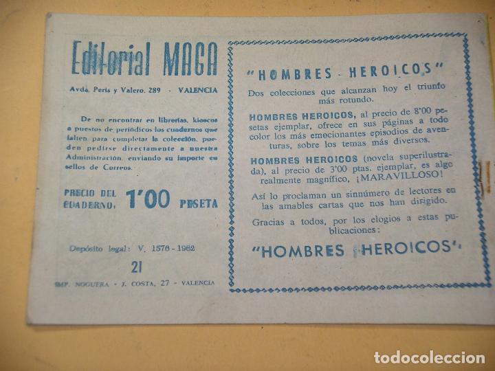 Tebeos: Aquiles n&ordm; 21, original, ed. Maga, ercom - Foto 2