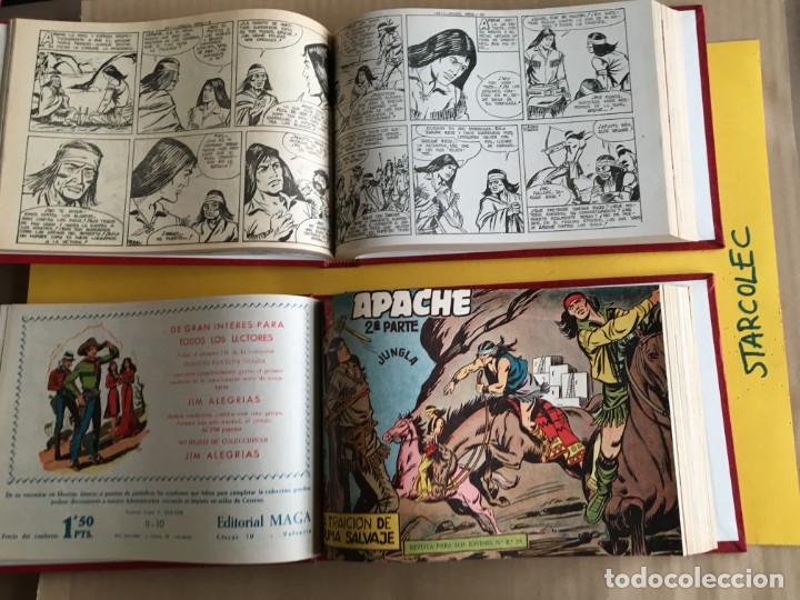Tebeos: APACHE 2&ordf; SERIE. 2 TOMOS con 76 N&ordm;. A&Ntilde;O 1957. EDITORIAL MAGA - Foto 1