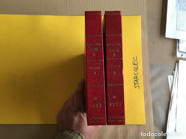 Tebeos: APACHE 2&ordf; SERIE. 2 TOMOS con 76 N&ordm;. A&Ntilde;O 1957. EDITORIAL MAGA - Foto 2