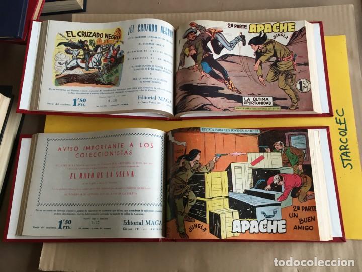 Tebeos: APACHE 2&ordf; SERIE. 2 TOMOS con 76 N&ordm;. A&Ntilde;O 1957. EDITORIAL MAGA - Foto 4