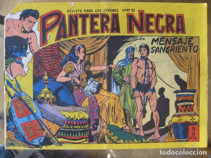 Tebeos: PANTERA NEGRA - MENSAJE SANGRIENTO N&ordm;18 - Foto 1