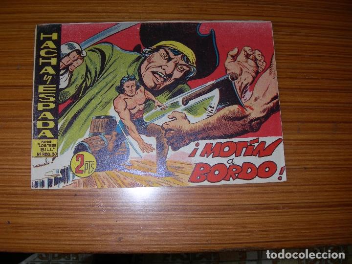 Tebeos: HACHA Y ESPADA N&ordm; 30  EDITA MAGA - Foto 1
