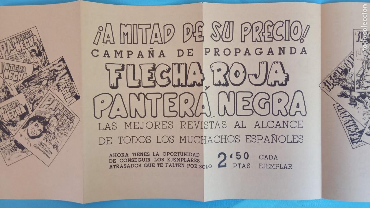 Tebeos: PUBLICIDAD DE PANTERA NEGRA Y FLECHA ROJA EDITORIAL MAGA - Foto 2