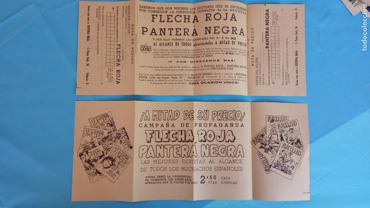 Tebeos: PUBLICIDAD DE PANTERA NEGRA Y FLECHA ROJA EDITORIAL MAGA - Foto 1