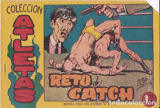 Tebeos: Reto de Catch,-- coleccion Atletas - Foto 1