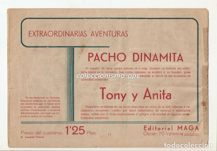 Tebeos: PACHO DINAMITA nº 15 TEBEO ORIGINAL 1952 EL BOXEADOR ASESINO Editorial Maga Buen Estado Oferta Mira - Foto 2 - 166992052