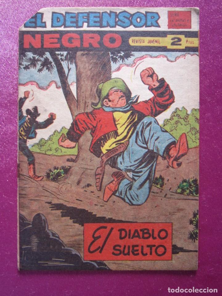 Tebeos: EL DEFENSOR NEGRO 58 SIN ABRIR EXCELENTE MAGA. L4 C442 - Foto 2