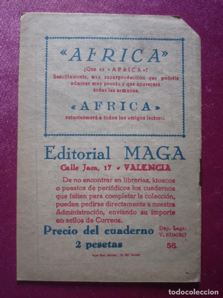 Tebeos: EL DEFENSOR NEGRO 58 SIN ABRIR EXCELENTE MAGA. L4 C442 - Foto 4