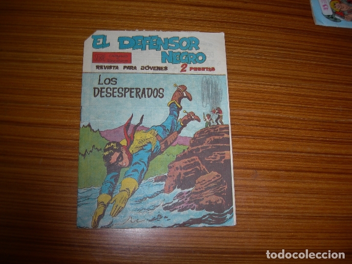 Tebeos: EL DEFENSOR NEGRO N&ordm; 35  EDITA MAGA - Foto 1