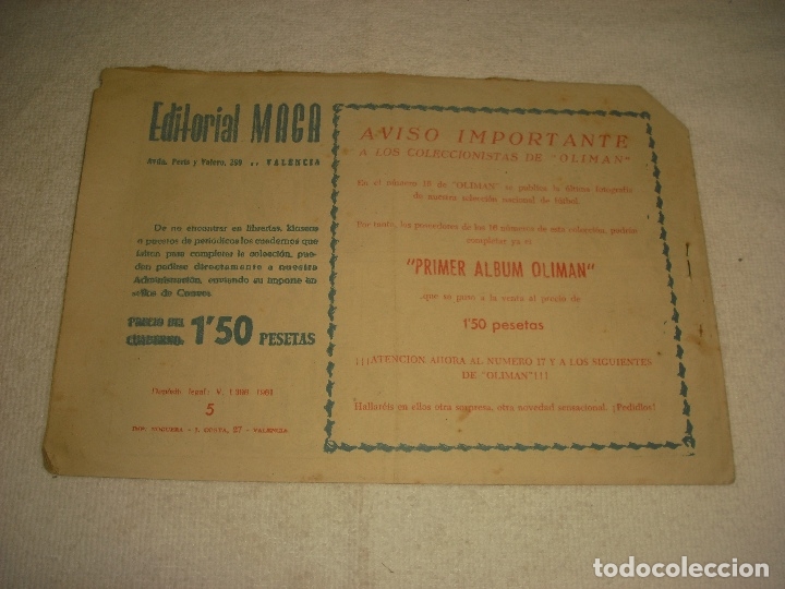 Tebeos: EL CRUZADO NEGRO N. 5, ORIGINAL - Foto 2