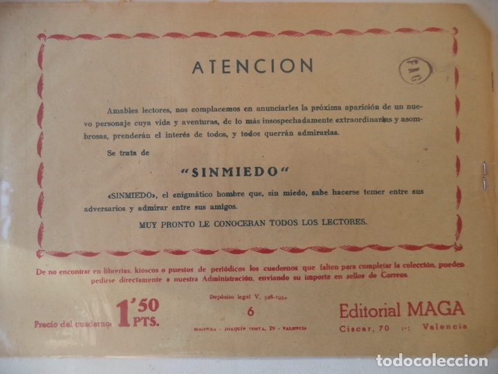 Tebeos: PIEL DE LOBO ORIGINAL N&ordm;6 - Foto 2