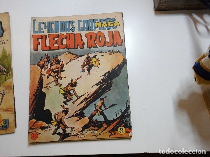 Tebeos: LEYENDAS GRAFICAS FLECA ROJA N&ordm; 41 MAGA - Foto 1