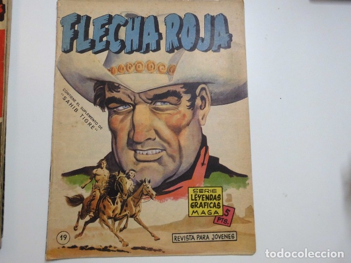 Tebeos: FLECHA ROJA N&ordm; 19 MAGA - Foto 1