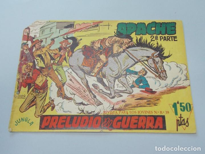 Tebeos: COMIC, APACHE 2&ordf; PARTE N&ordm; 1, PRELUDIO DE GUERRA, 1958 - ORIGINAL ... L492 - Foto 1