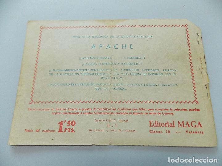 Tebeos: COMIC, APACHE 2&ordf; PARTE N&ordm; 1, PRELUDIO DE GUERRA, 1958 - ORIGINAL ... L492 - Foto 6