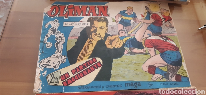 Tebeos: Lote 2 ejemplares de OLIMAN,AS DEL DEPORTE - Foto 2