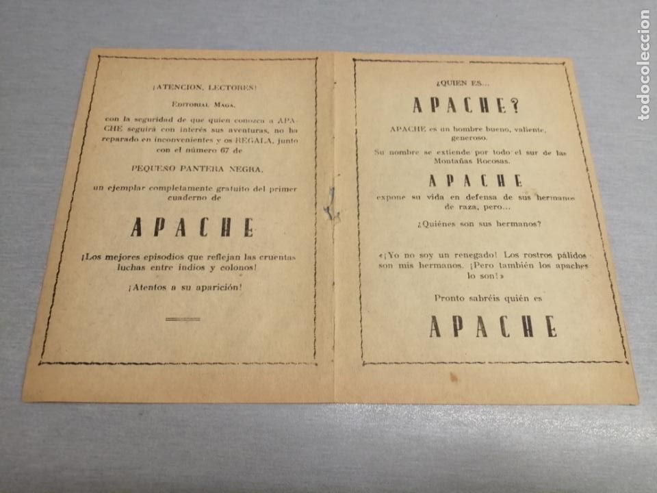Tebeos: APACHE 3 FOLLETOS DE PUBLICIDAD / MAGA ORIGINAL - Foto 2