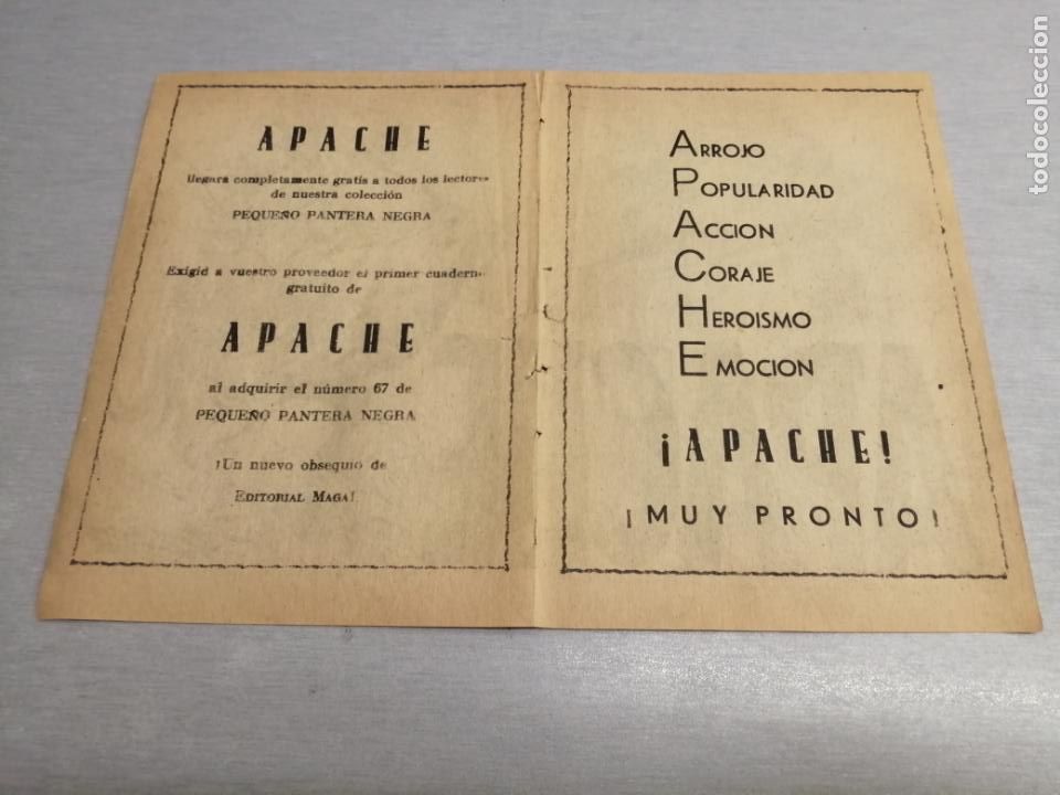 Tebeos: APACHE 3 FOLLETOS DE PUBLICIDAD / MAGA ORIGINAL - Foto 3