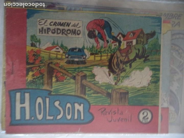 Tebeos: H.OLSON EL CRIMEN DEL HIPODROMO ORIGINAL - Foto 1