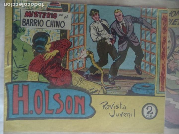 Tebeos: H.OLSON MISTERIO EN EL BARRIO CHINO ORIGINAL - Foto 1