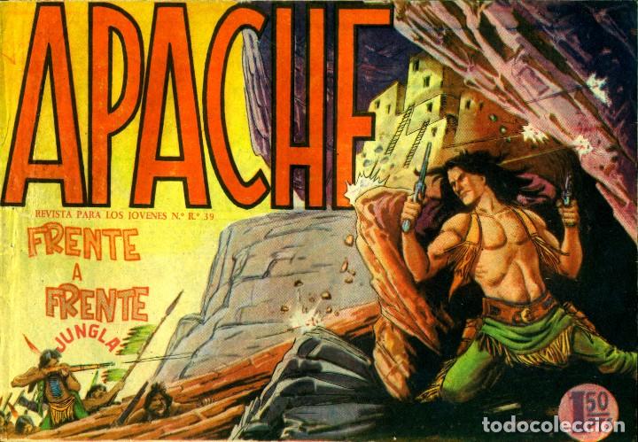 Tebeos: APACHE (MAGA, 1956) COLECCI&Oacute;N COMPLETA: 56 EJS. DE LUIS BERMEJO - Foto 2