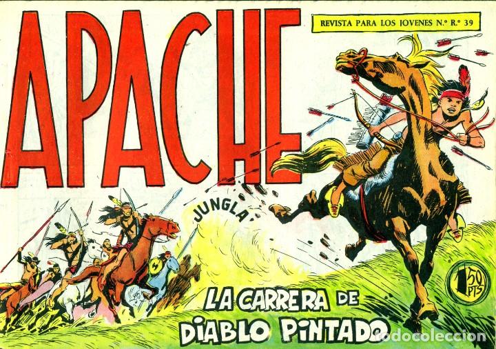 Tebeos: APACHE (MAGA, 1956) COLECCI&Oacute;N COMPLETA: 56 EJS. DE LUIS BERMEJO - Foto 4