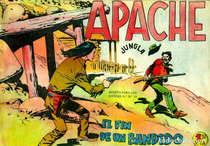 Tebeos: APACHE (MAGA, 1956) COLECCI&Oacute;N COMPLETA: 56 EJS. DE LUIS BERMEJO - Foto 5