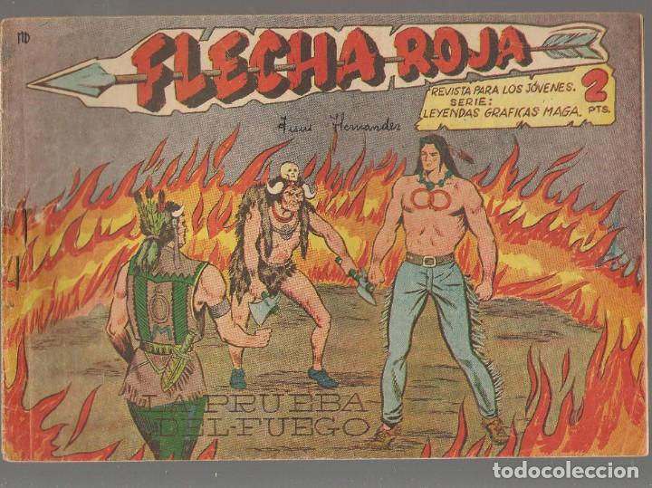 Tebeos: FLECHA ROJA. N&ordm; 5.  ORIGINAL MAGA, 1962.(P/C58) - Foto 1