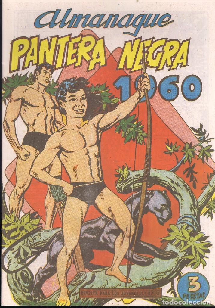 Tebeos: PANTERA NEGRA FACSIMIL ALMANAQUE 1960 - Foto 1