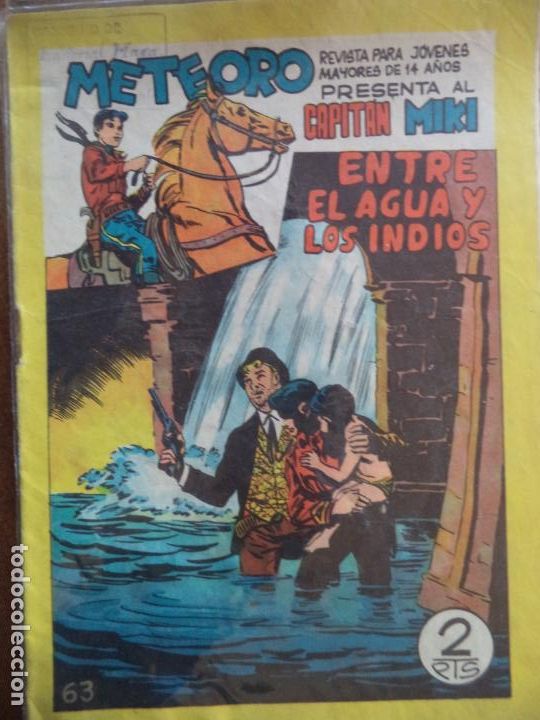 Tebeos: METEORO CAPITAN MIKI N&ordm; 63 ORIGINAL - Foto 1