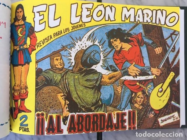 Tebeos: EL LEON MARINO - Facsimil, completa, encuadernada - Ed. Maga - Foto 4