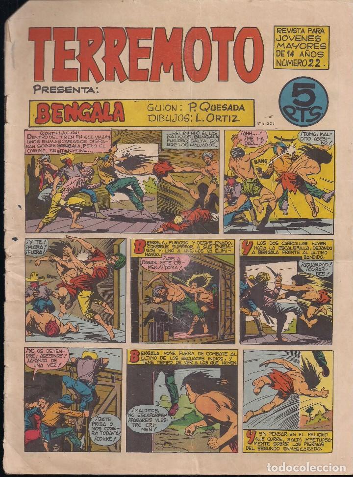 Tebeos: TERREMOTO N&ordm; 22: BENGALA - Foto 1