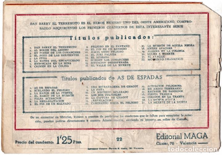 Tebeos: as de espadas n&ordm; 22, ,maga - Foto 2